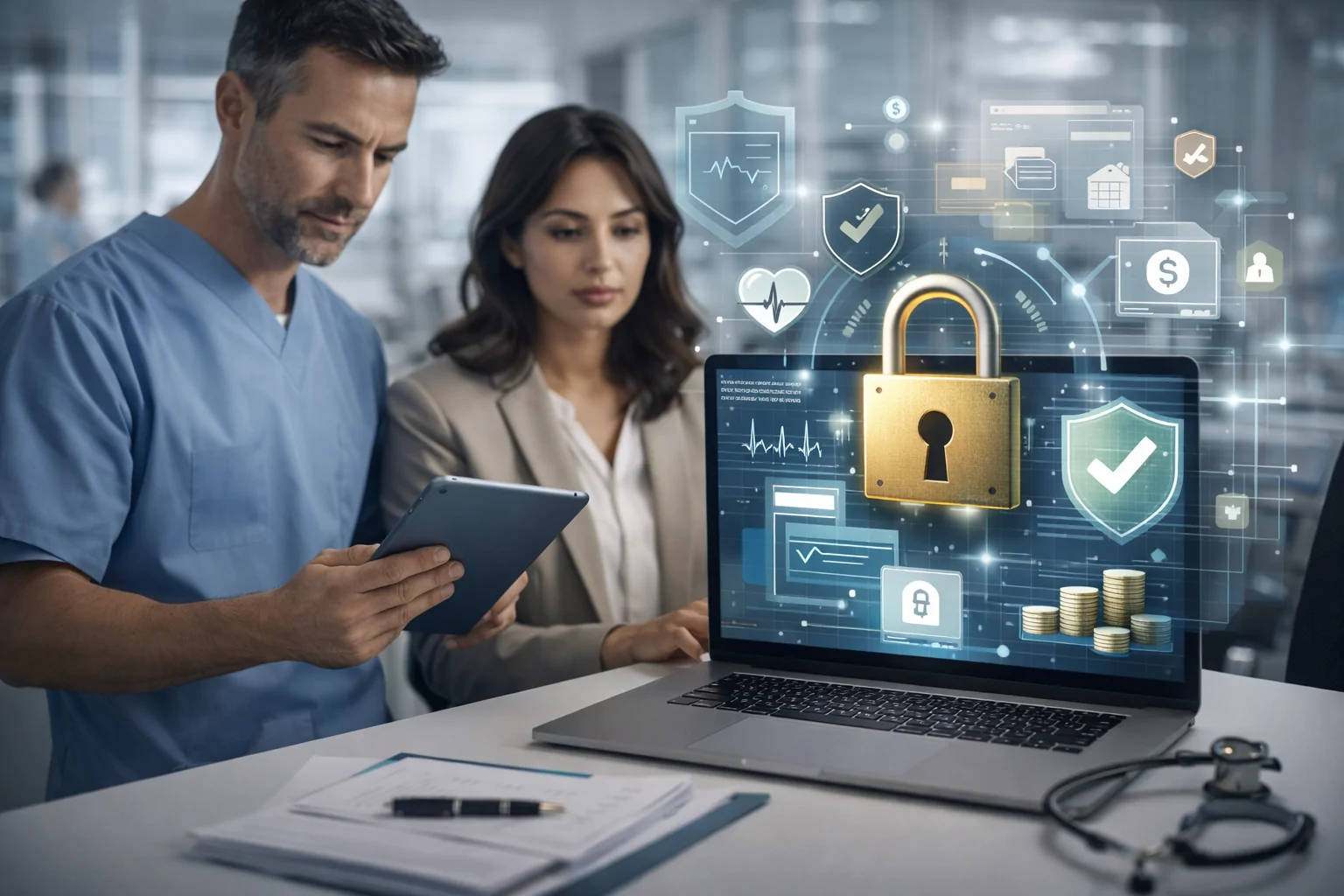 Importance of secure data handling in healthcare accounting